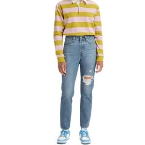 New Women’s Levi’s Premium Wedgie Icon Fit Ankle Jeans Size 32